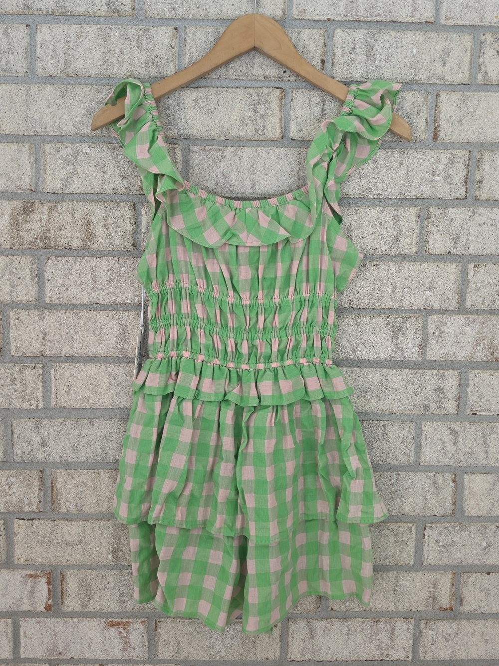 NWT Saylor Kasia Romper in Pink & Green - Picture 3 of 5